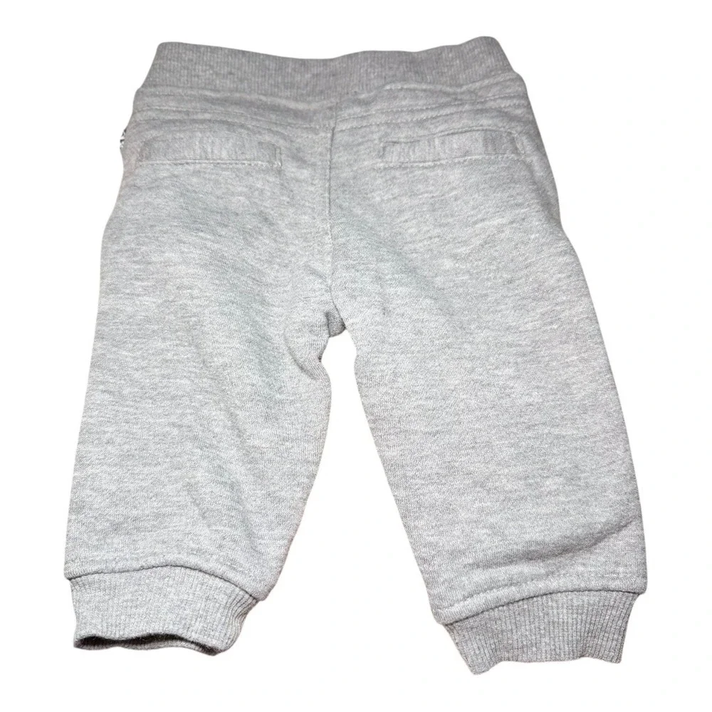 Lumberjack Cabin Core Eddie Bauer Plaid Shacket Joggers Set 0-3M Grey Tan Fleece